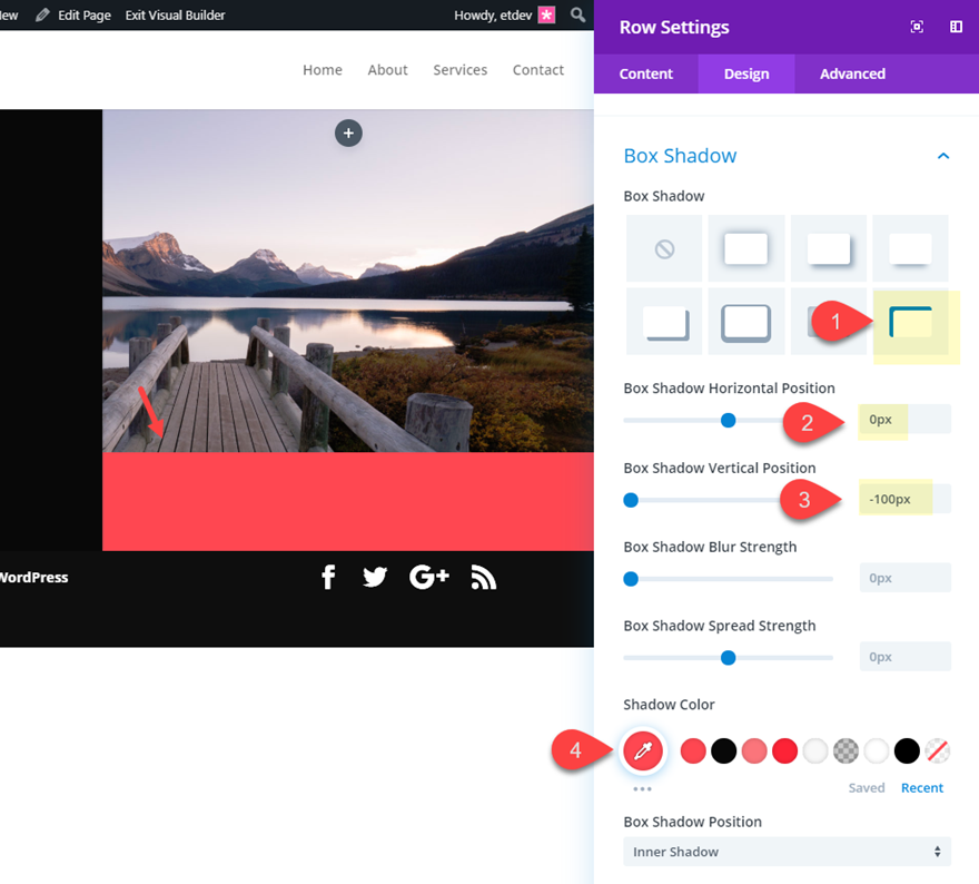 diviでテキストを回転する