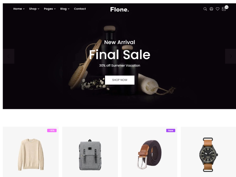 21+ Cele mai bune șabloane Bootstrap pentru site-uri web de comerț electronic 21 scrnli 1 29 2024 5 40 51 PM