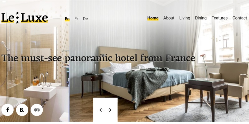 2024'ün En İyi 13 Otel Web Sitesi Şablonu ve Temaları 9 LeLuxe Hotel WordPress Theme Preview ThemeForest