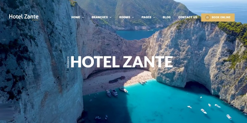 2024'ün En İyi 13 Otel Web Sitesi Şablonu ve Temaları 13 scrnli 1 25 2024 5 23 09 PM