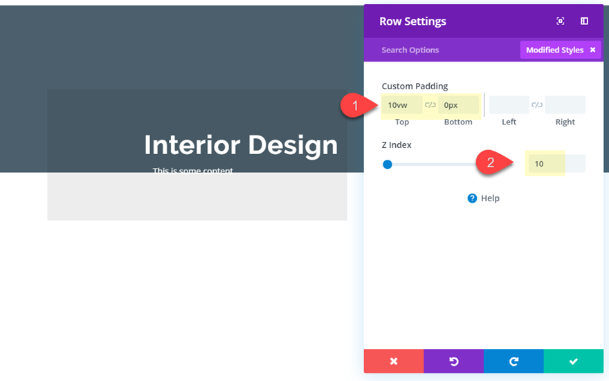 posicionar imágenes en Divi