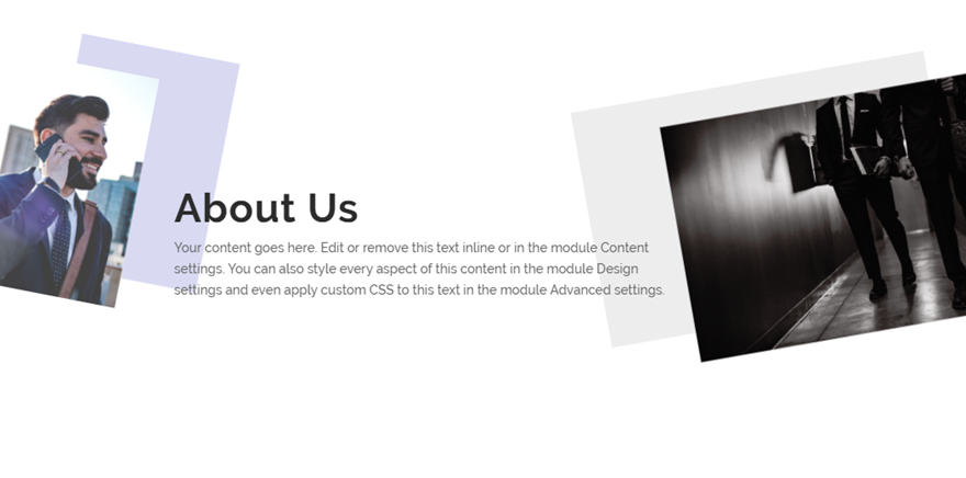 posicionar imágenes en Divi