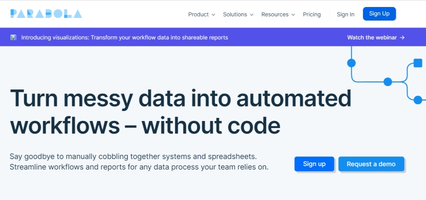 Die 6+ besten kostenlosen Zapier-Alternativen zum Ausprobieren im Jahr 2024 7 Parabola Automate and document your most complex workflows