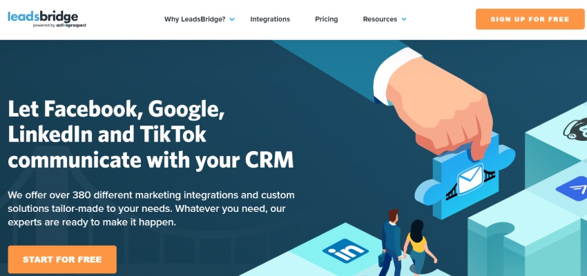 Die 6+ besten kostenlosen Zapier-Alternativen zum Ausprobieren im Jahr 2024 6 Homepage LeadsBridge The reliable integration platform