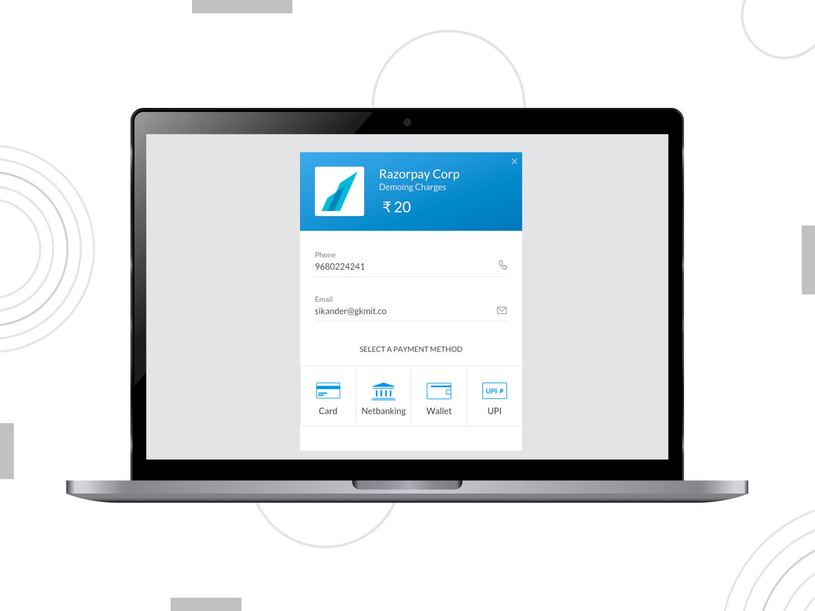 Razorpay - 最好的 WordPress 捐赠插件之一。