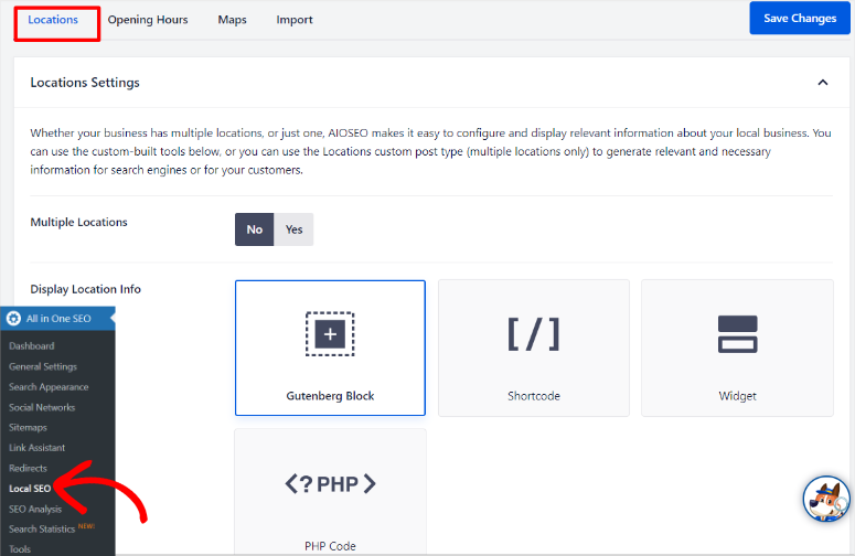 aioseo-locations-settings - IsItWP - كاشف موضوعات WordPress المجاني aioseo locations settings