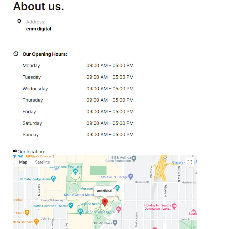 aioseo-display-maps-business-hours - IsItWP - كاشف WordPress المجاني aioseo display maps business hours