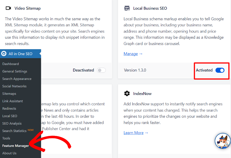 aioseo-activating-local-seo - IsItWP - كاشف WordPress المجاني aioseo activating local seo