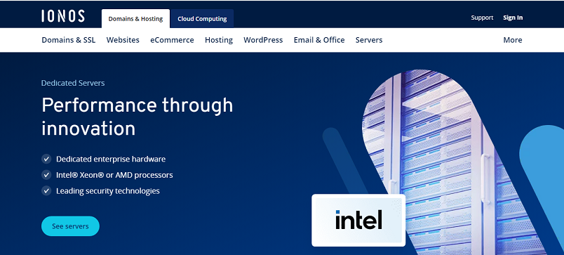 IONOS WordPress Dediziertes Hosting