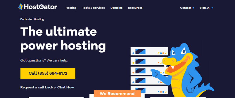 HostGator WordPress Dediziertes Hosting