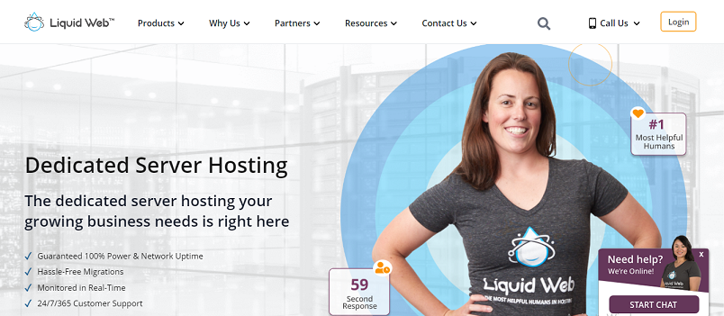 Hospedagem dedicada LiquidWeb WordPress