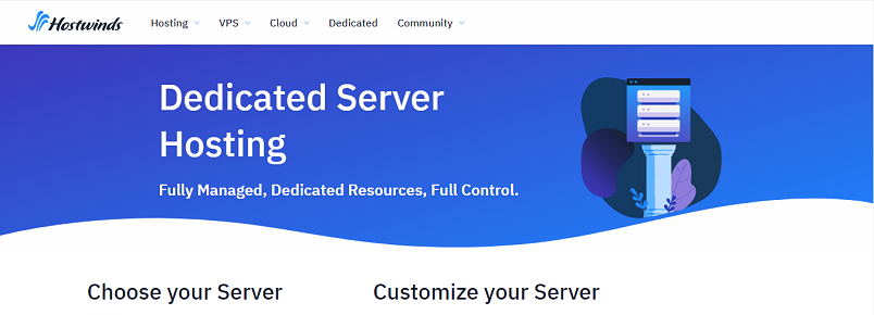 Hostwinds WordPress Dediziertes Hosting