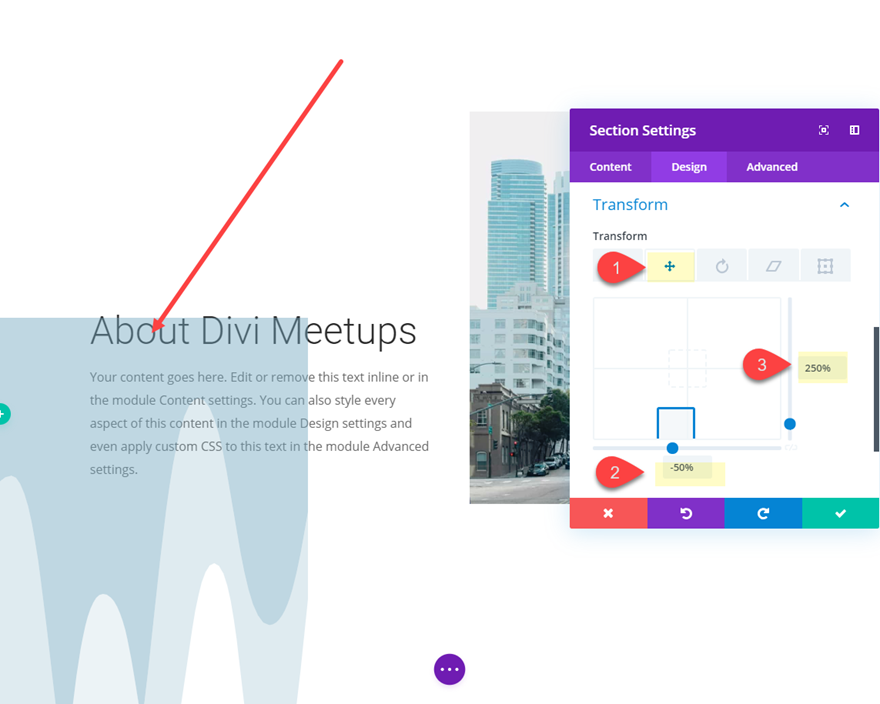 latar belakang pembagi bagian divi