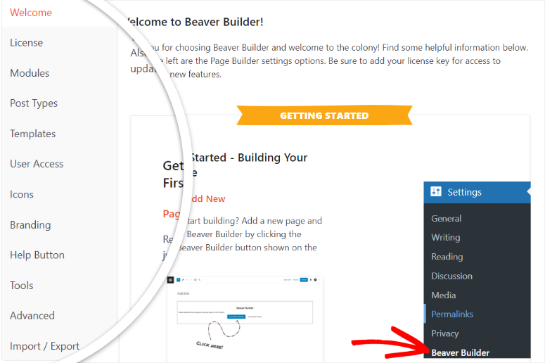 beaver-builder-settings - IsItWP - 無料の WordPress テーマ検出ツール beaver builder settings