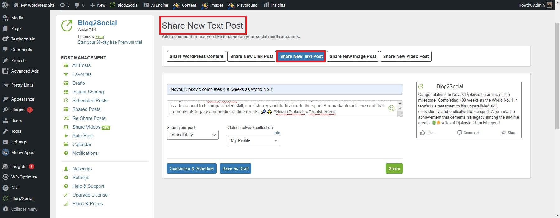 blog2social-Text