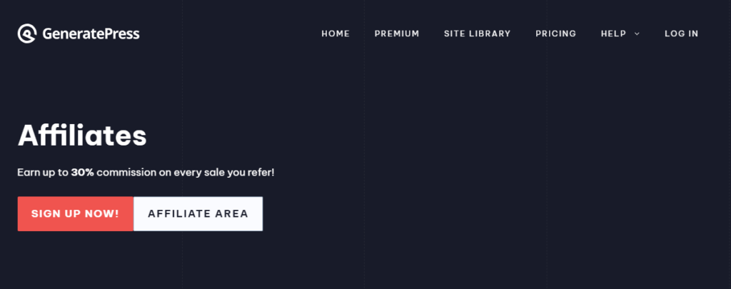 Afiliat GeneratePress - programe de afiliere WordPress