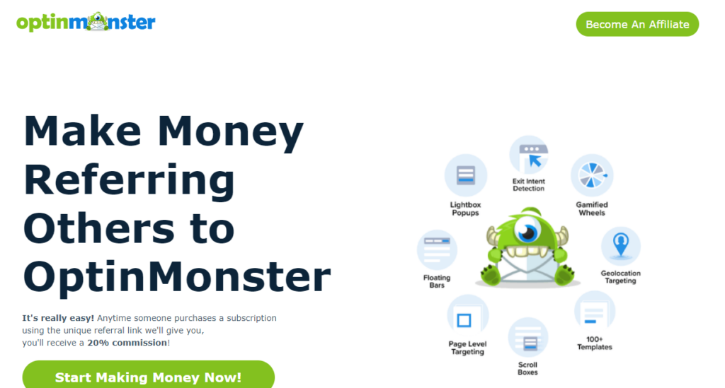 optinmonster 附属计划