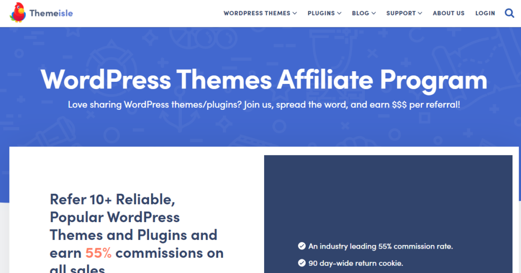 ThemeIsle アフィリエイト プログラム - WordPress アフィリエイト プログラム