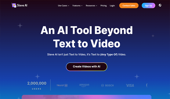 6+ beste Text-zu-Video-KI-Generatoren zum Erstellen ansprechender Videos 6 steve ai 12