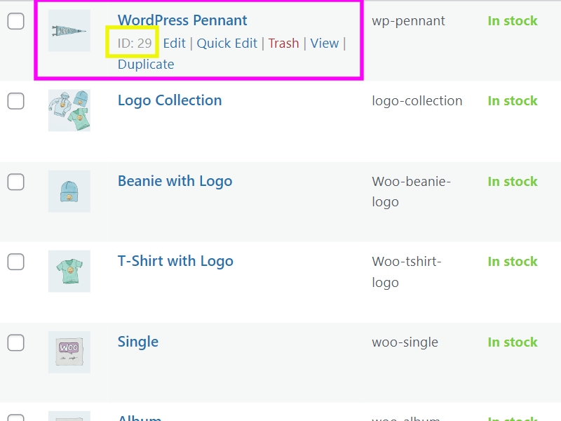 So erhalten Sie eine Produkt-ID in WooCommerce (3 Methoden) 4 scrnli 2 16 2024 6 20 41 PM 1