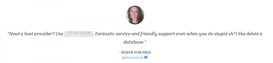 ข้อความรับรองที่ใช้อารมณ์ขัน