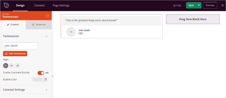 SeedProd -Testimonial -Block - ISITWP - Detector de temă WordPress gratuit seedprod testimonial block