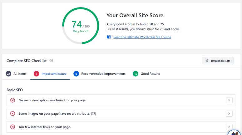 aioseo-site-audit - IsItWP - Detector gratuit de teme WordPress aioseo site audit