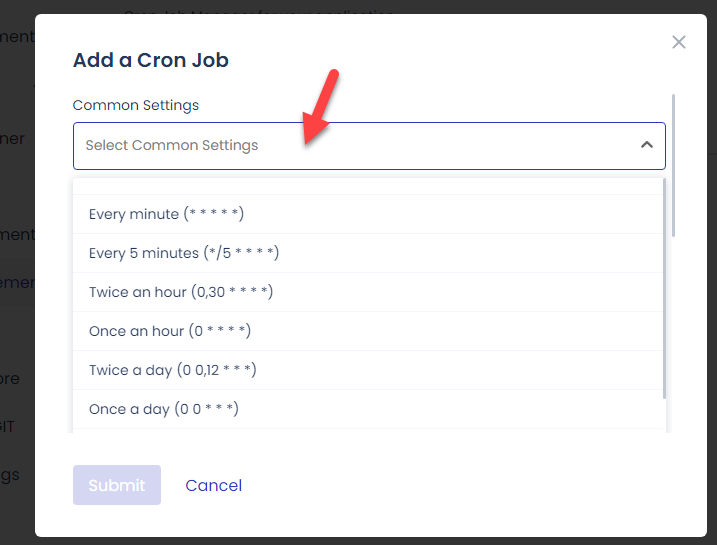 ความถี่ของงาน cron