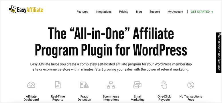 Easy Affiliate - IsItWP - Ücretsiz WordPress Tema Dedektörü Easy Affiliate