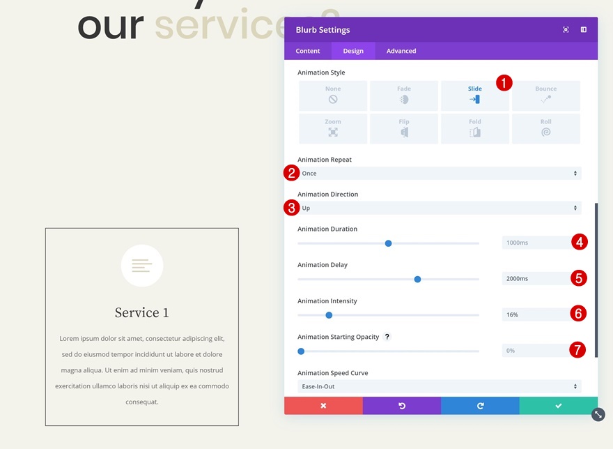 animations superposées