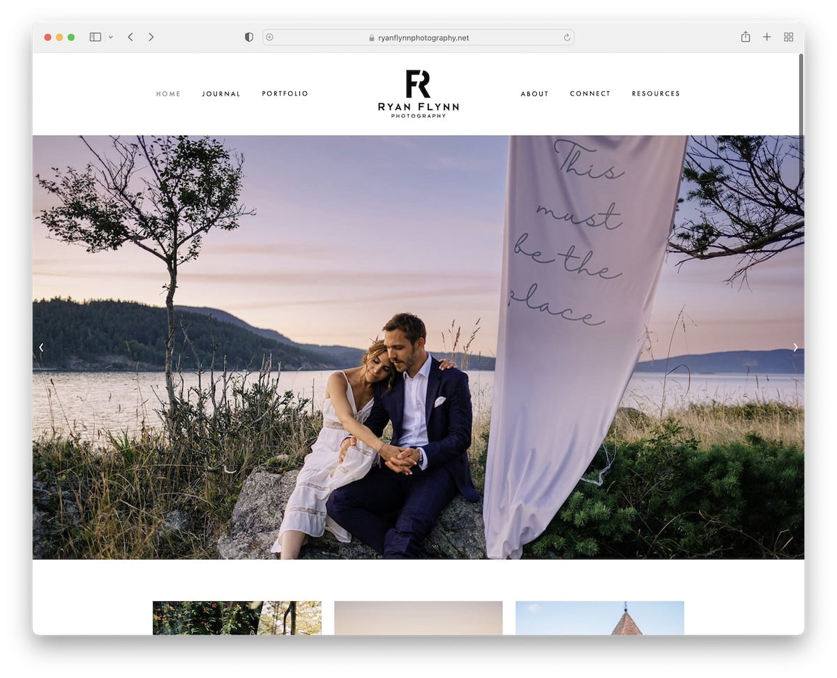 sitio web de la boda de ryan flynn