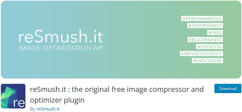 plugin de otimização de imagem resmush-it