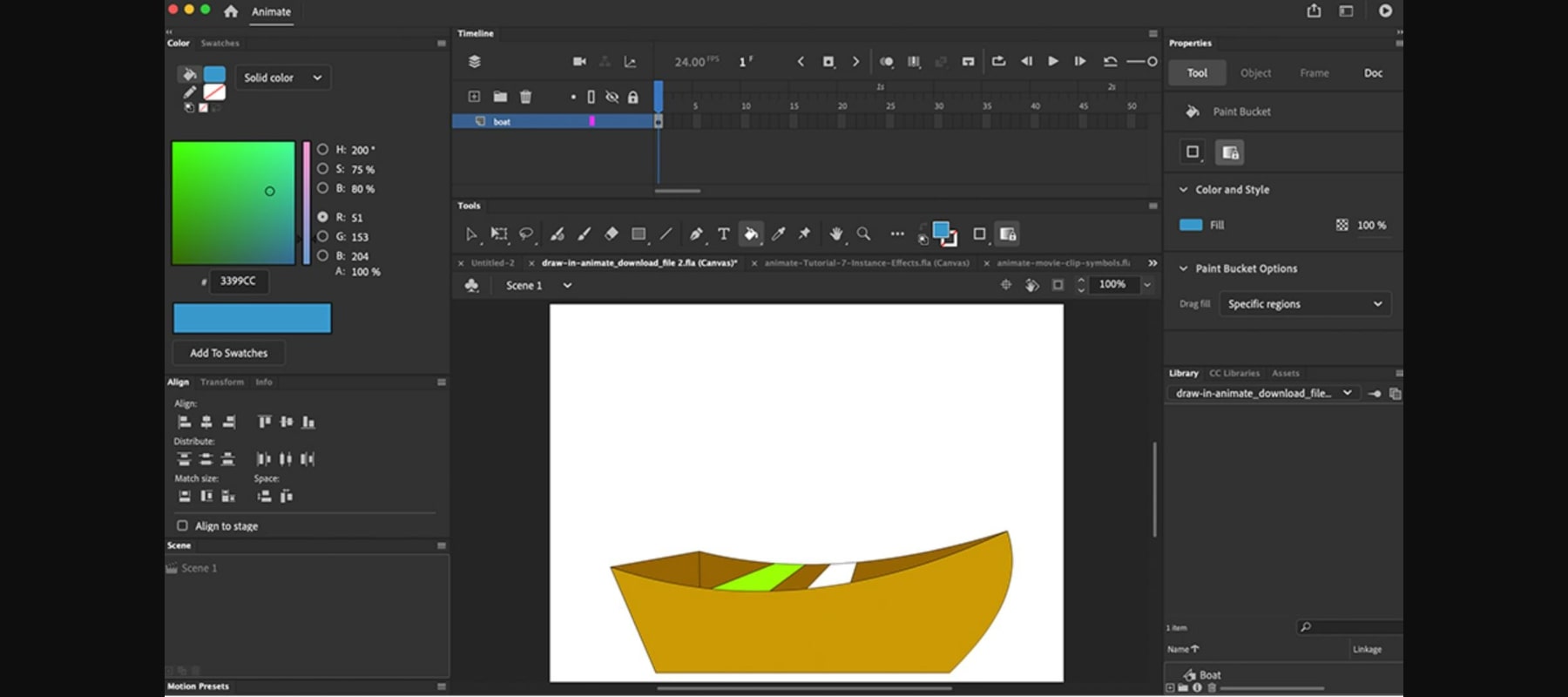 Adobe Animer un dessin