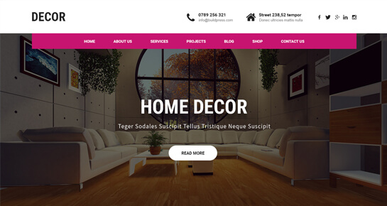 Decor WordPress theme