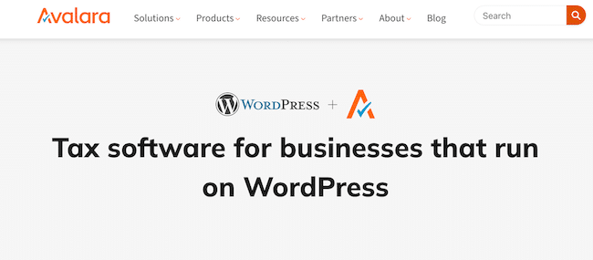 Avalara WordPress-Integration