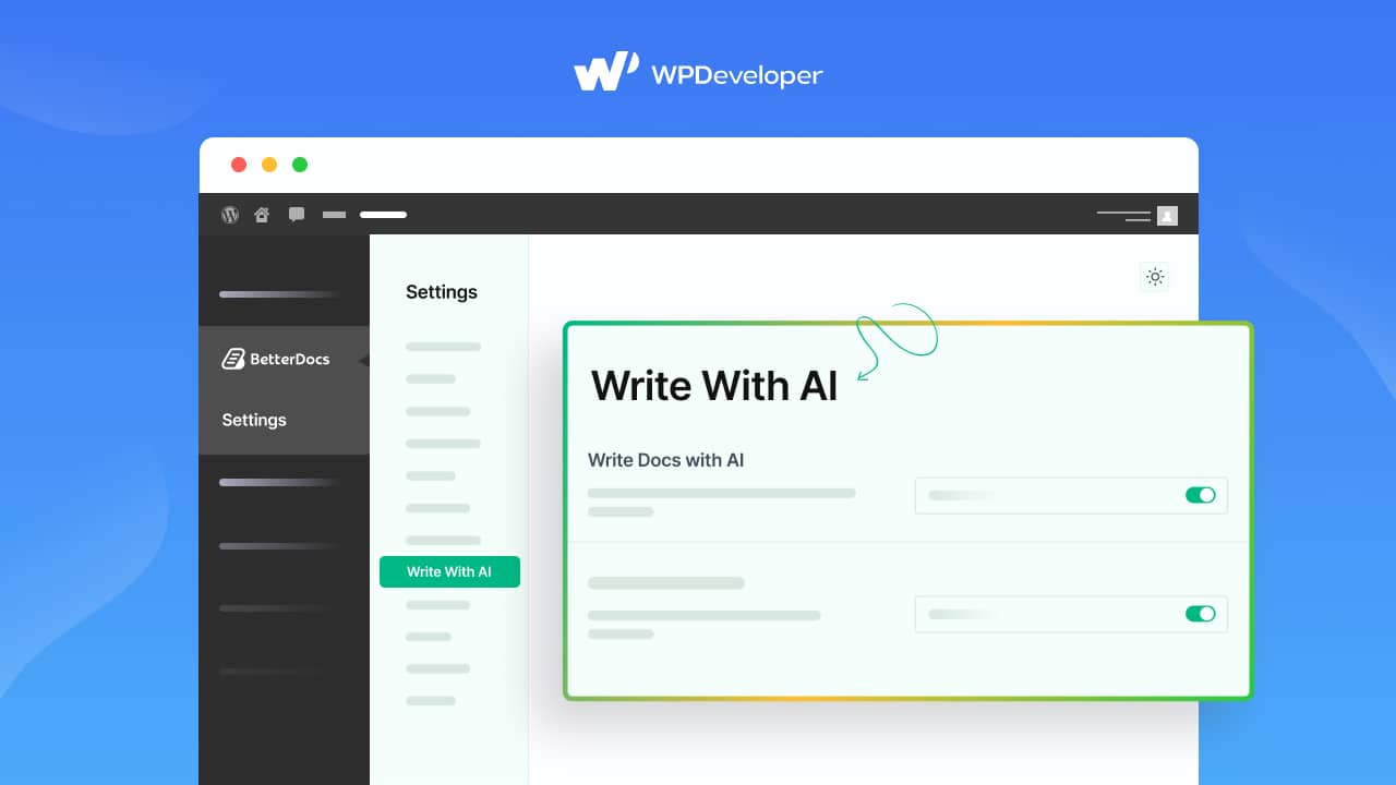 Erstellen Sie mit BetterDocs Write With AI eine KI-generierte Wissensdatenbank auf WordPress Create AI-Generated Knowledge Base on WordPress with BetterDocs Write With AI