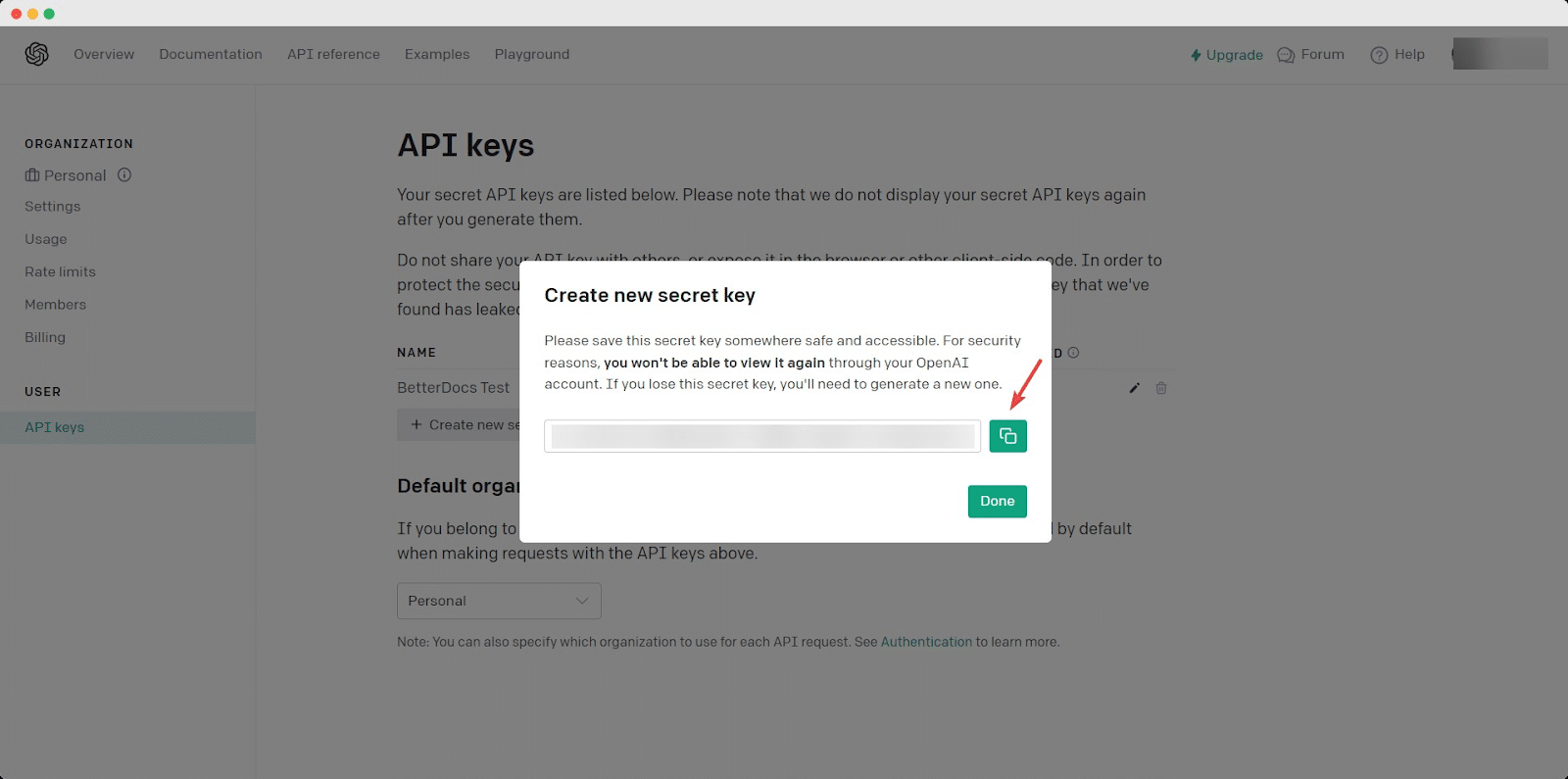 BetterDocs schreiben mit KI BetterDocs Write With AI