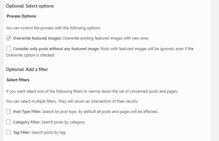 opsi tambahan - memperbaiki kesalahan gambar unggulan WordPress yang tidak memuat