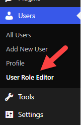 editor de rol de utilizator