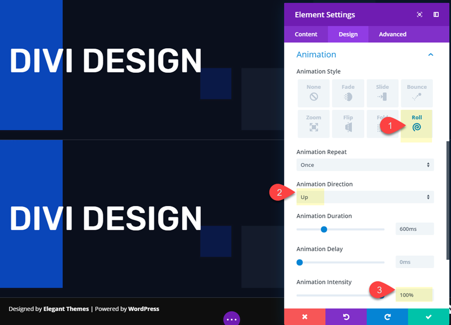 diviで文字をアニメーション化する