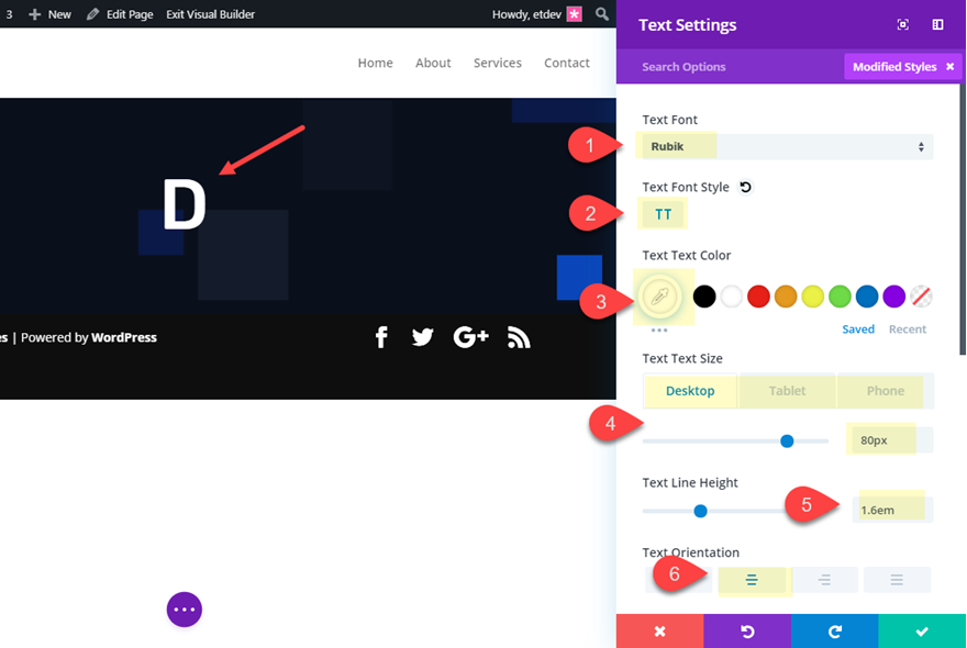 diviで文字をアニメーション化する