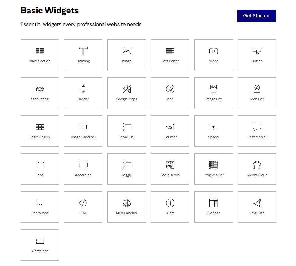 Widgets Gratuitos Elementor