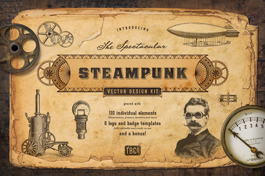 Polices Steampunk et polices victoriennes