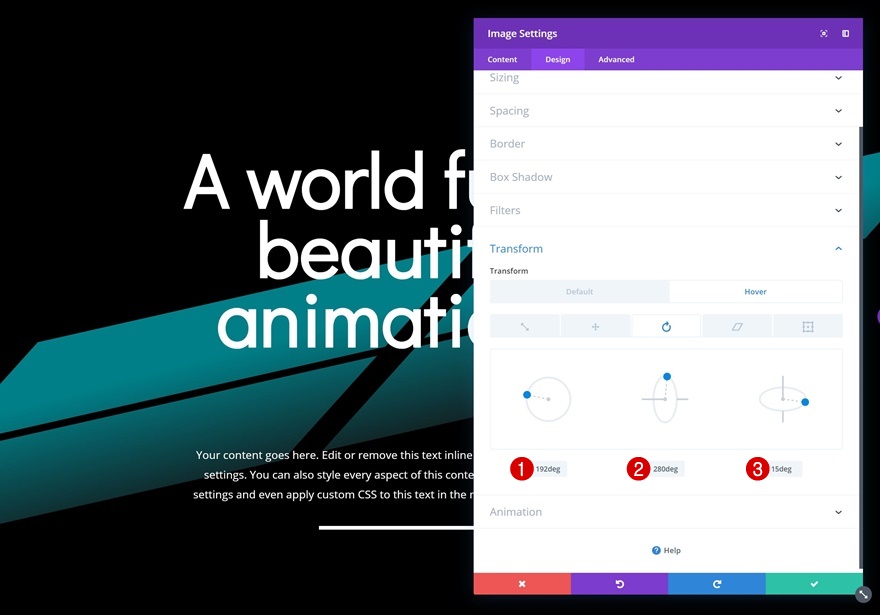 transformer des formes
