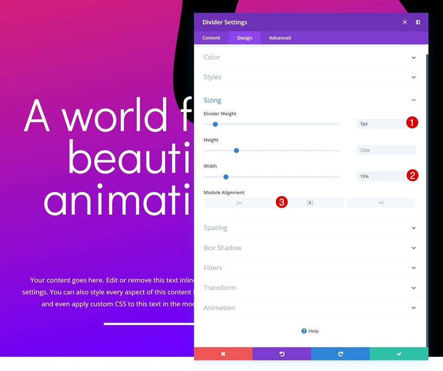 transformer des formes
