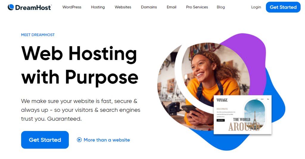 Dreamhost - بدائل Hostinger