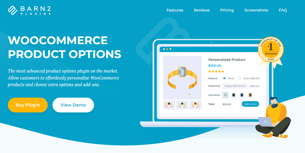 Options de produits WooCommerce par Barn2