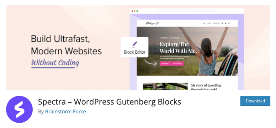 Bloques Spectra Ultimate WordPress Gutenberg