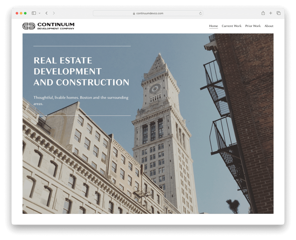 موقع شركة التطوير المستمر Squarespace