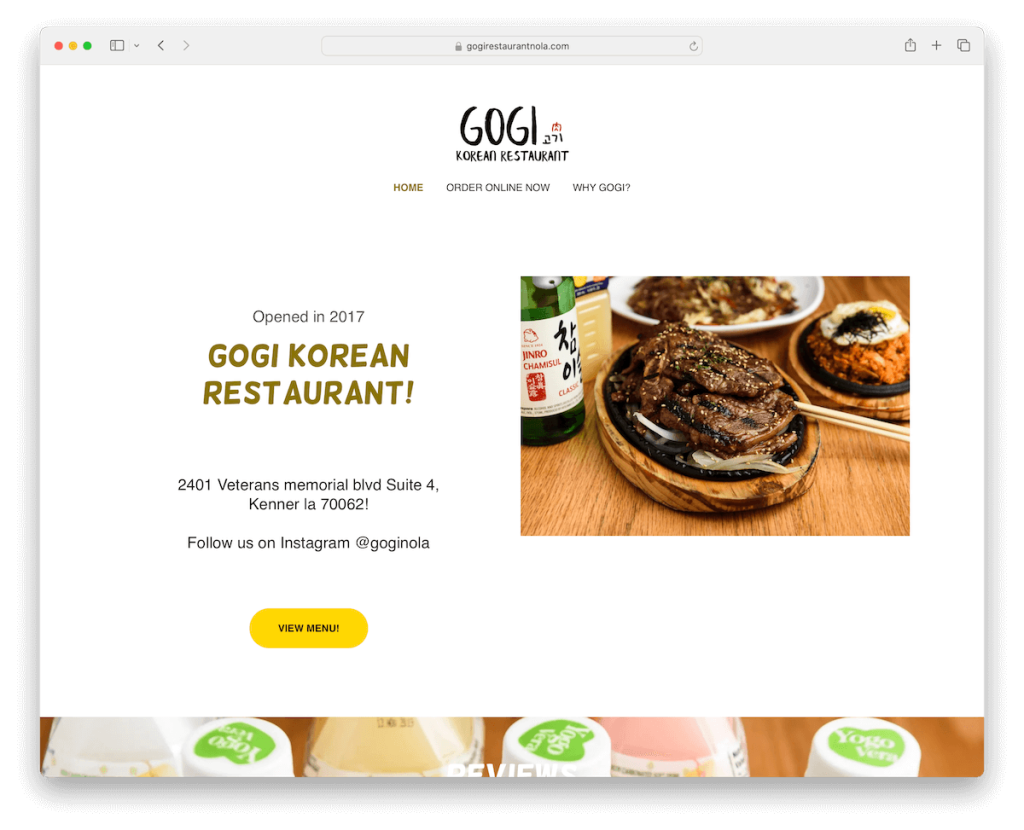 koreańska restauracja gogi